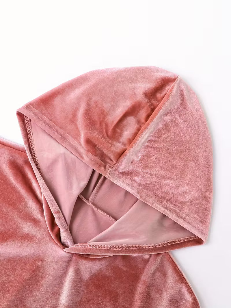 x.Trening Catifea - Set 2 Piese: Hanorac + Pantaloni